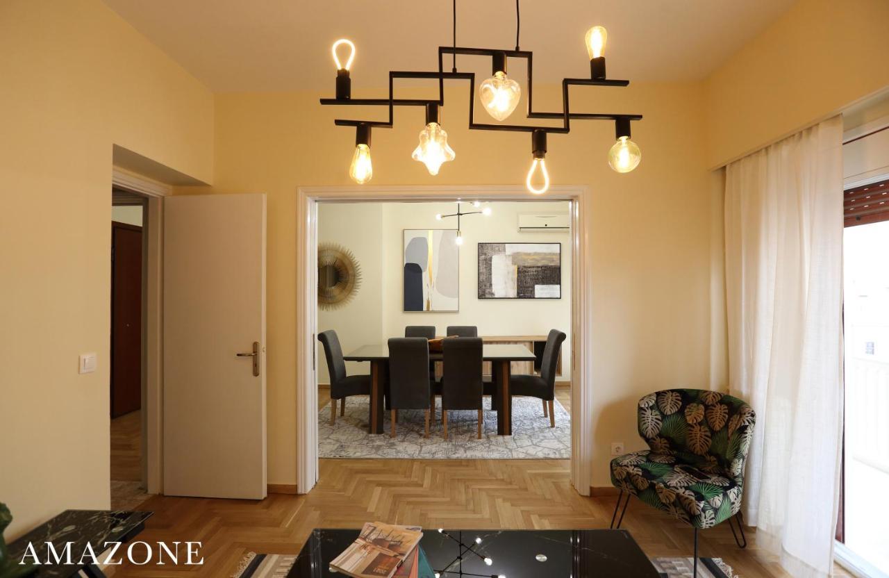 Melma Properties-Amazone-Premium Apartment In Piraeus Center Eksteriør billede