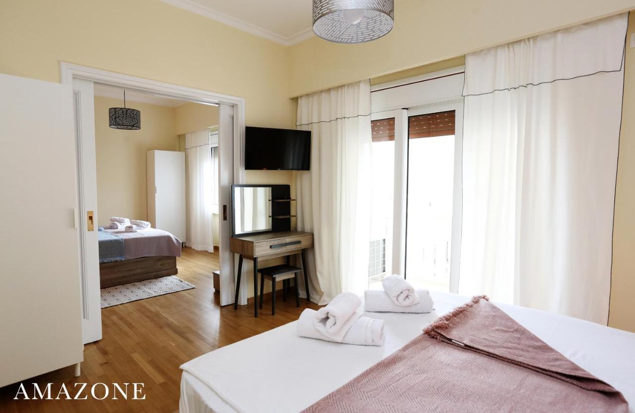 Melma Properties-Amazone-Premium Apartment In Piraeus Center Eksteriør billede