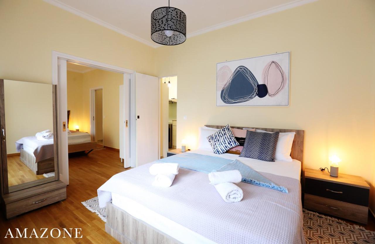 Melma Properties-Amazone-Premium Apartment In Piraeus Center Eksteriør billede