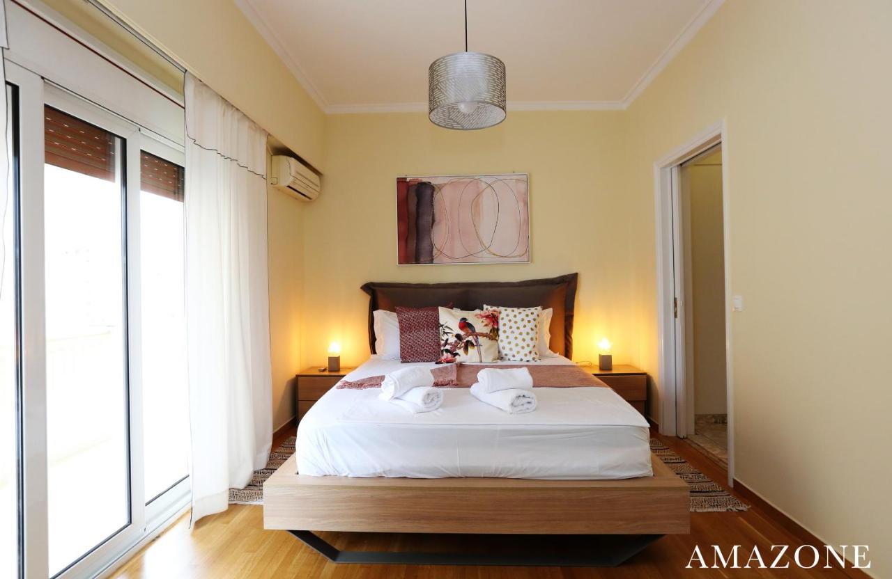 Melma Properties-Amazone-Premium Apartment In Piraeus Center Eksteriør billede