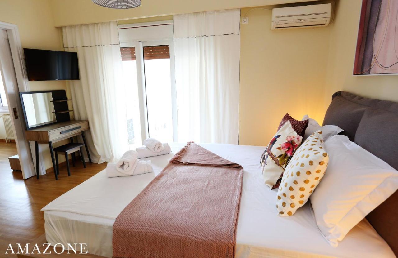Melma Properties-Amazone-Premium Apartment In Piraeus Center Eksteriør billede