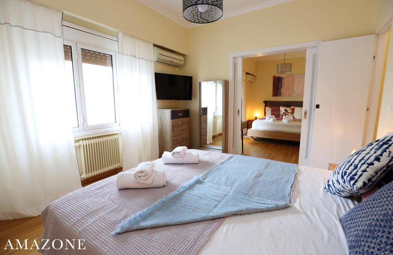 Melma Properties-Amazone-Premium Apartment In Piraeus Center Eksteriør billede
