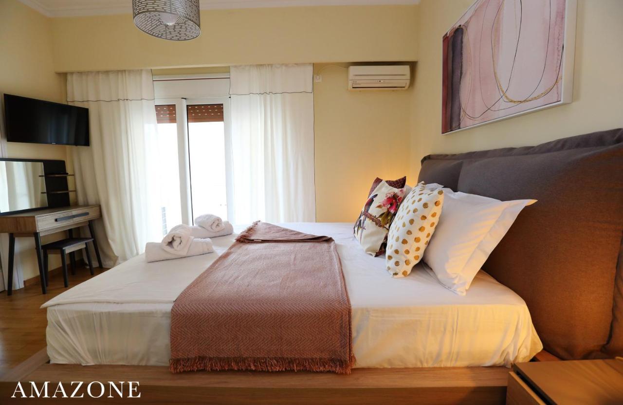 Melma Properties-Amazone-Premium Apartment In Piraeus Center Eksteriør billede