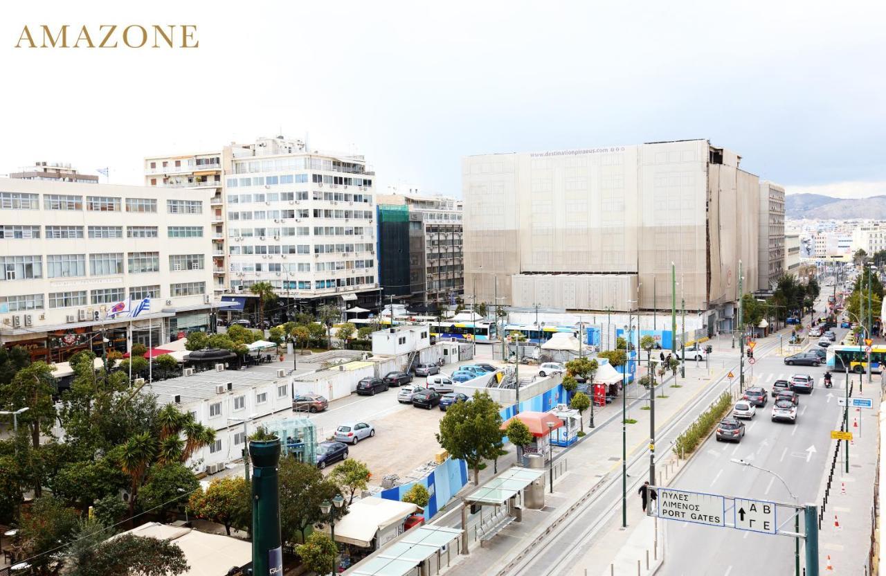 Melma Properties-Amazone-Premium Apartment In Piraeus Center Eksteriør billede