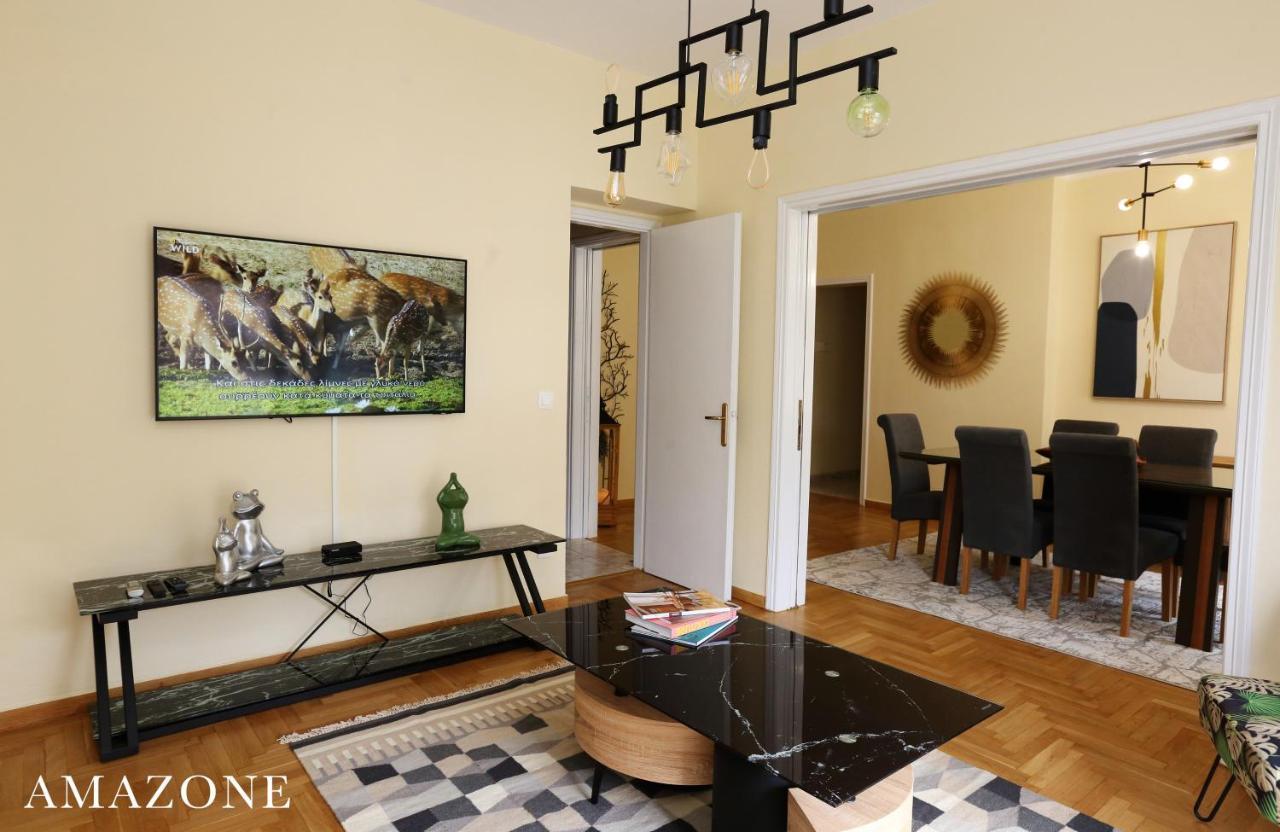 Melma Properties-Amazone-Premium Apartment In Piraeus Center Eksteriør billede